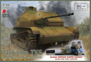 IBG E3501 Tankietka TKS z NKM wz.38 FK-A 20mm 1/35