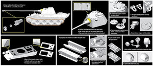 Dragon 6799 Panther Ausf.F w/7.5cm KwK42 L/100 1/35 – imagen 3