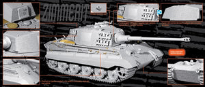 Dragon 6840 Sd.Kfz.182 Kingtiger Henschel Production w/Zimmerit s.Pz.Abt.505 Russia 1944 1/35 – zdjęcie 2