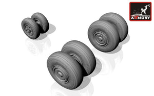 Armory Models AW72023 Sukhoj Su-24 Fencer early type wheels 1/72 – imagen 4