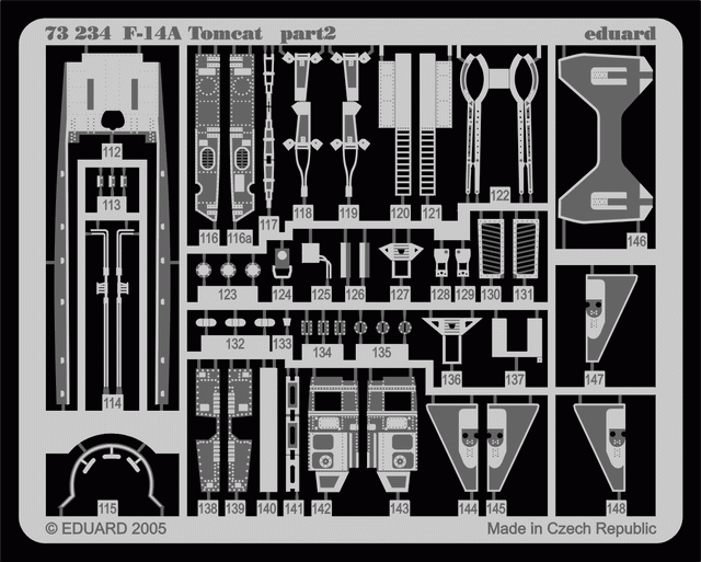Eduard 73234 F-14A 1/72 HASEGAWA – imagen 3