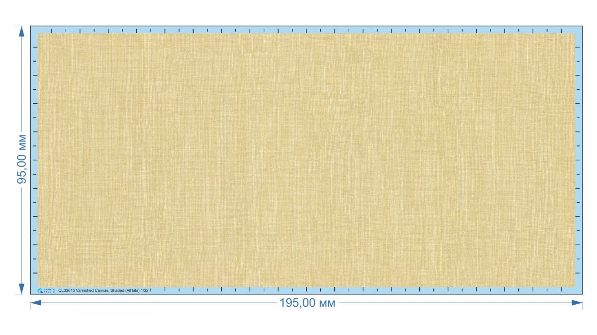 Quinta Studio QL32014 Toile vernie, format standard 1/32  – image 6