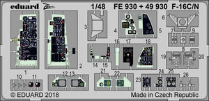 Eduard 49930 F-16C/ N TAMIYA 1/48 – immagine 2
