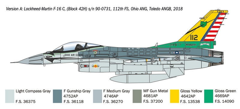 Italeri 35105 F-16C Fighting Falcon - WAR THUNDER 1/48 – immagine 19