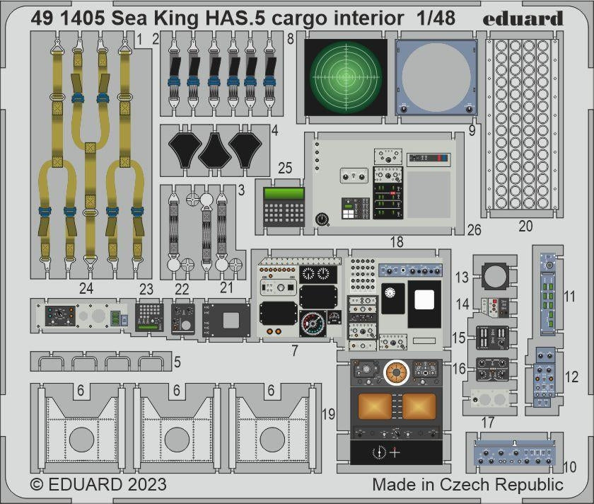 Eduard BIG49398 Sea King HAS.5 AIRFIX 1/48 – imagen 3