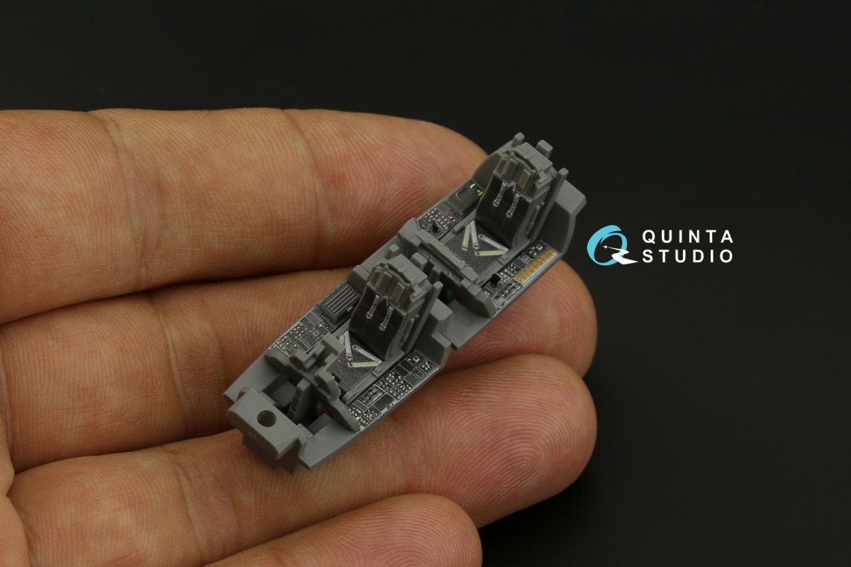 Quinta Studio QD72039 F-15E 3D-Printed &amp;amp; coloured Interior on decal paper (Academy) 1/72 – imagen 4