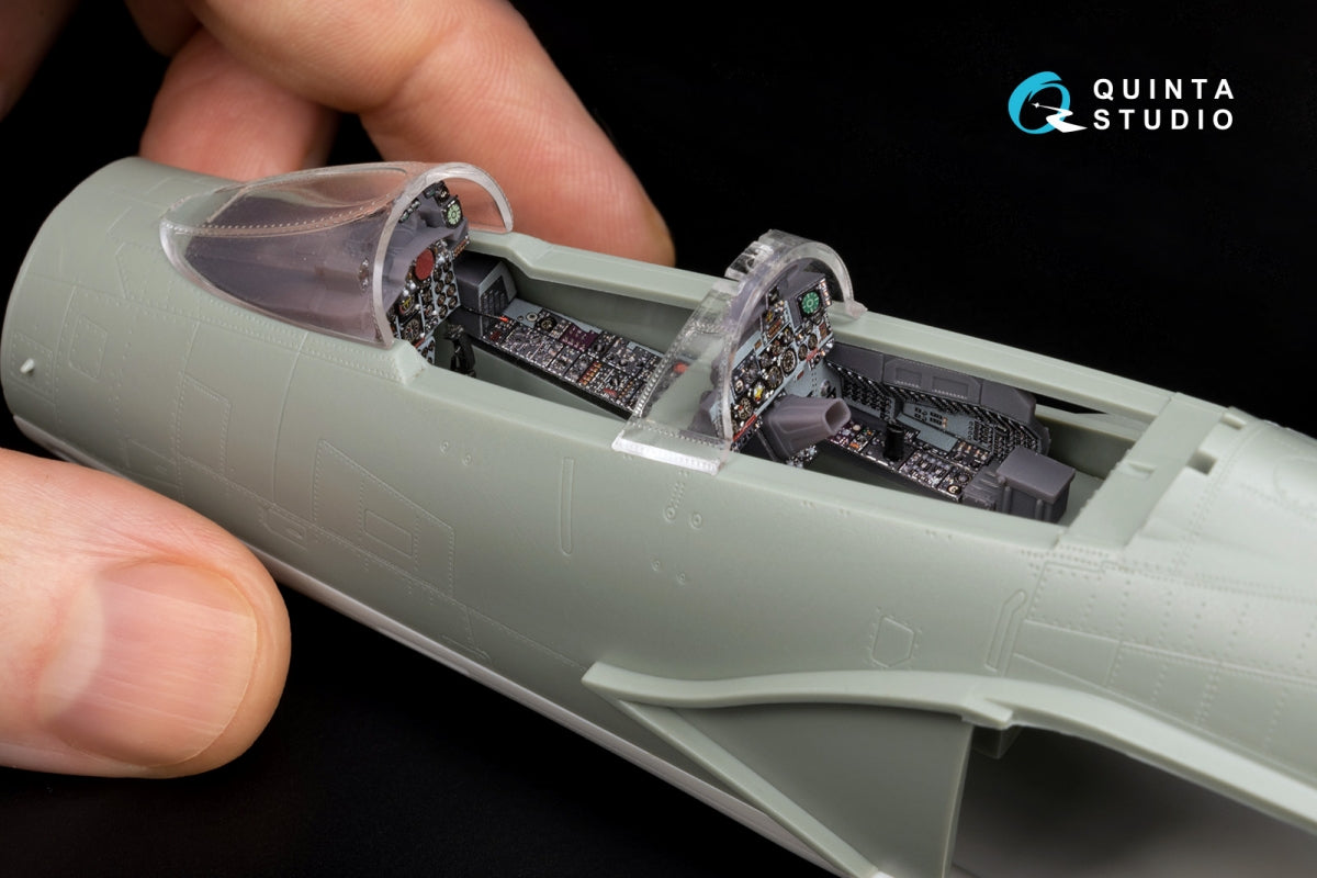 Quinta Studio QDS+48495 F-4D late Phantom II 3D-Printed &amp;amp; coloured Interior on decal paper (Academy) (Small version) (with 3D-printed resin parts) 1/48 – imagen 10