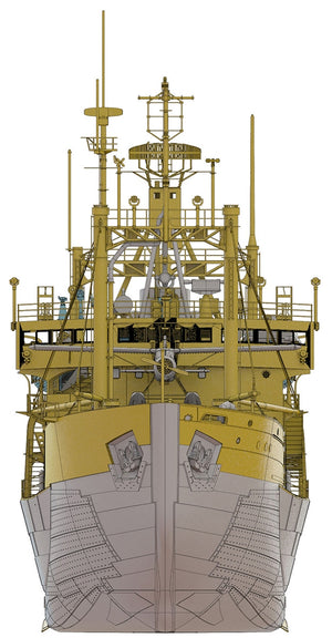 Hasegawa HP001 Antarctic research ship Soya Second Antarctic expedition 1/250 – zdjęcie 7