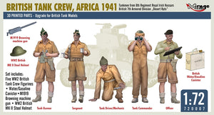 Mirage Hobby 720007 British Tank Crew, Africa 1941 1/72 – Bild 3