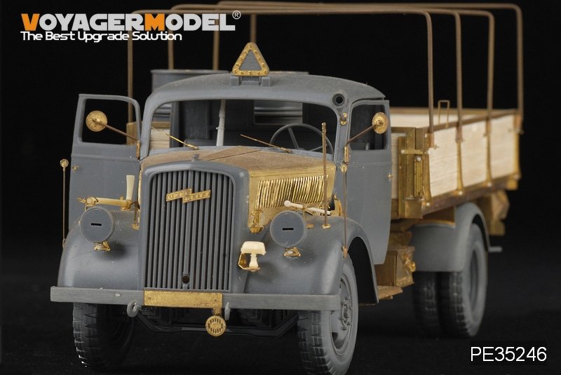 Voyager Model PE35246 WWII German Opel Blitz 3t. 4x2 Cargo Truck /Shallow Cargo Bay (For TAMIYA 35291) 1/35 – immagine 3