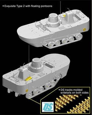 Dragon 6712 IJN Type 2 (Ka-Mi) Char amphibie (1/35) – image 3
