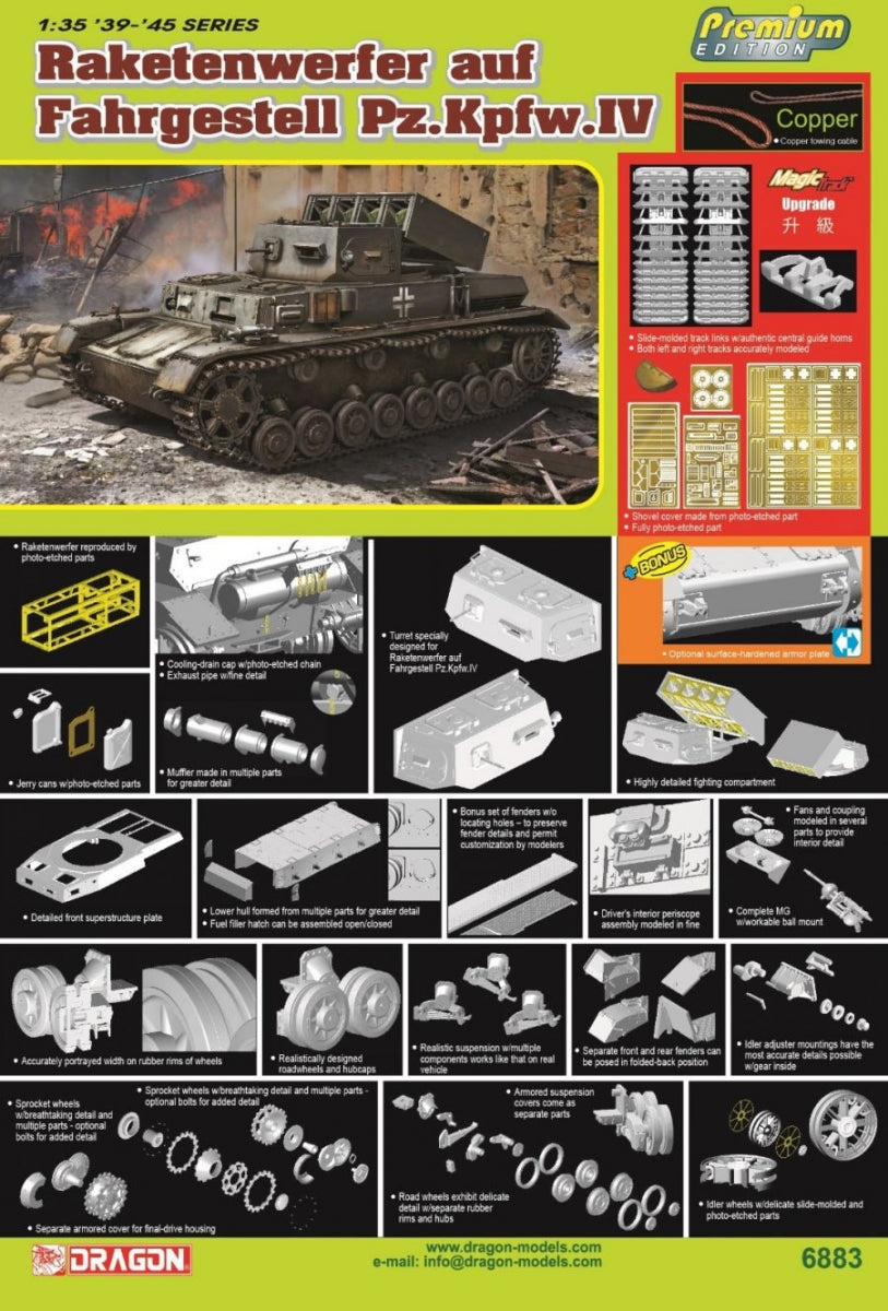 Dragon 6883 Raketenwerfer auf Fahrgestell Pz.Kpfw.IV 1/35 – imagen 2