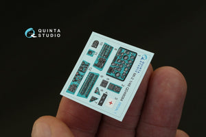 Quinta Studio QD48005 La-5 3D-Printed &amp;amp; coloured Interior on decal paper (for Zvezda kit) 1/48 – immagine 6