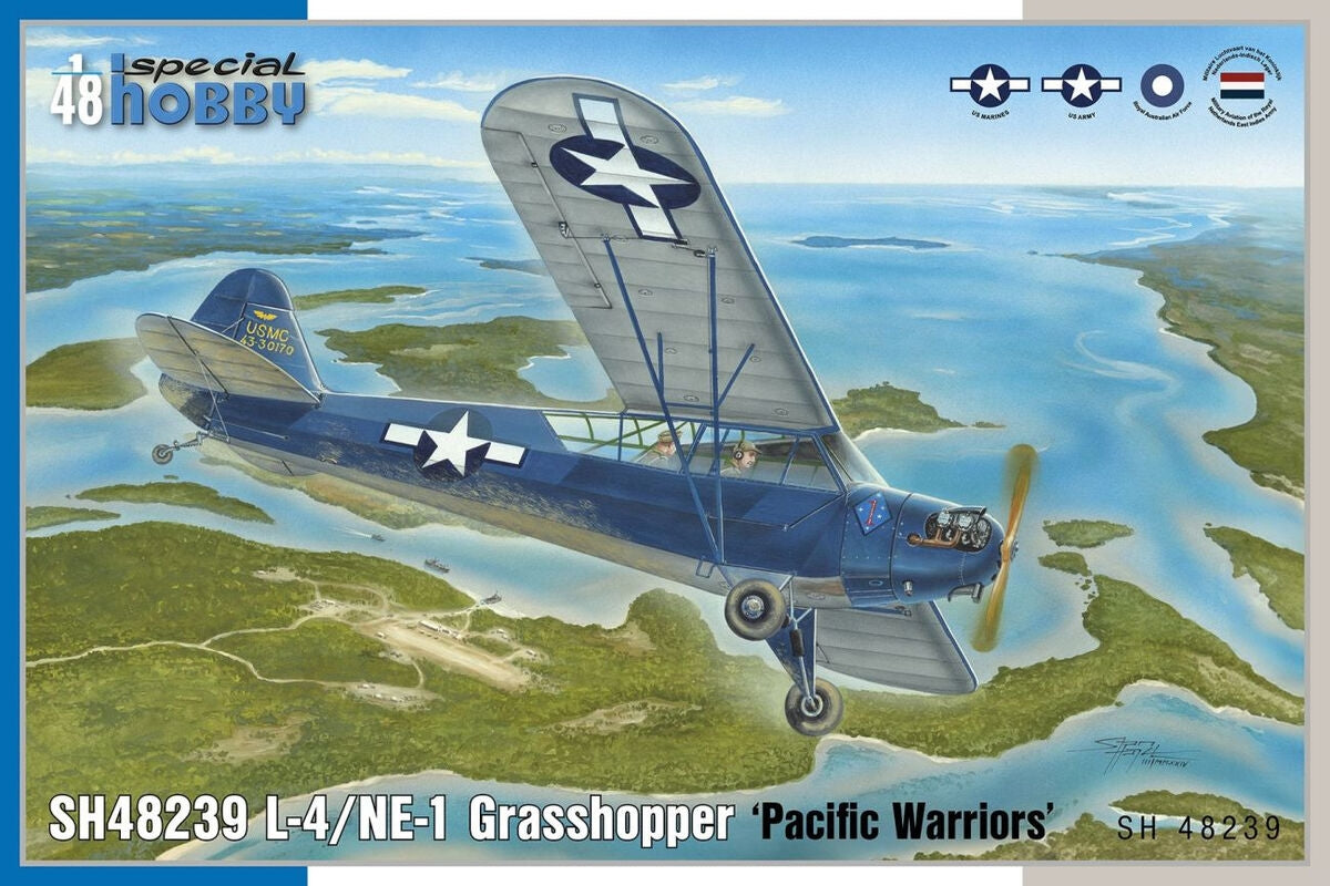 Special Hobby 48239 L-4/NE-1 Grasshopper Pacific Warriors 1/48 – immagine 2