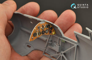 Quinta Studio QD32134 Gloster Gladiator Mk I 3D-Printed &amp;amp; colored Interior on decal paper (ICM) 1/32 – image 7
