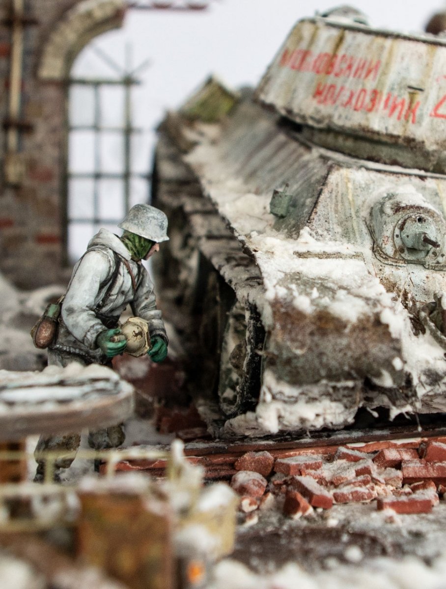 RT-Diorama 35302 Diorama-Base: &amp;quot;Wintergewitter&amp;quot; Operation Winter Storm 1/35 – imagen 8