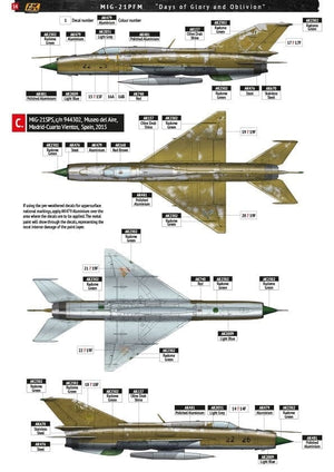 AK Interactive AK148003 MiG-21PFM Days of Glory and Oblivion 1/48 – imagen 5