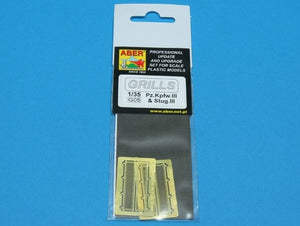 Aber 35G05 Grilles for german tank Pz.Kpfw.III and self-propelled gun Stug.III 1/35 – imagen 4