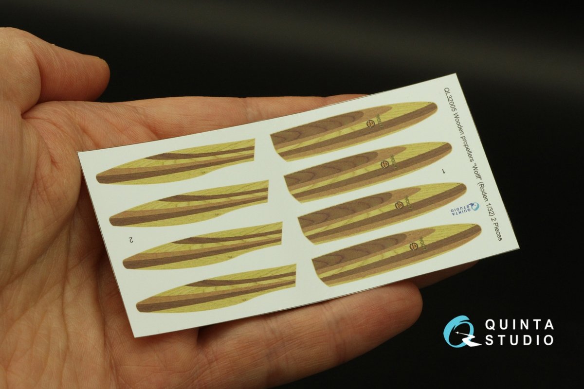 Quinta Studio QL32005 Wooden Propellers Wolff (Roden) 1/32 – Bild 3
