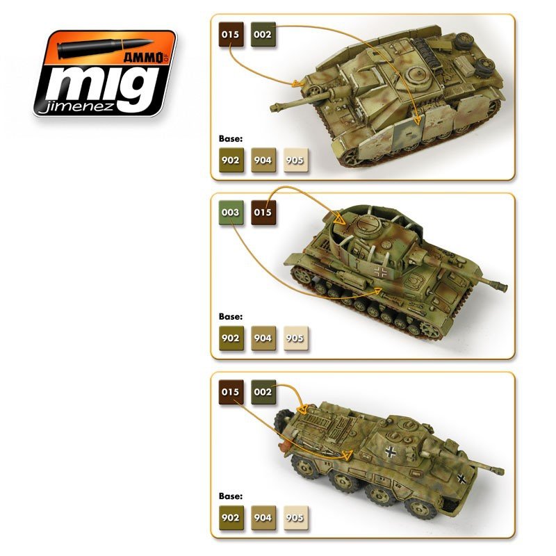 AMMO of Mig Jimenez 7117 WARGAME 1943-1945 GERMAN SET – imagen 2