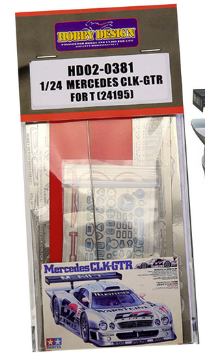 Hobby Design HD02-0381 Photoetch Detail-Up Set for Mercedes CLK-GTR Tamiya 24195 1/24 – image 2