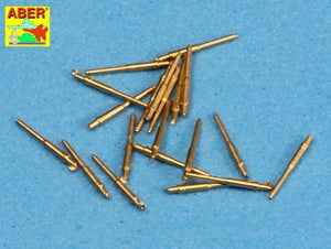 Aber 350L-25 Set of 20 pcs 28 mm (1,1in) L/75Mk.1 barrels for US Navy ships 1/350 – imagen 4