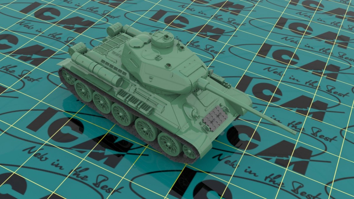 ICM 35367 Т-34-85, WWII Soviet Medium Tank 1/35 – Bild 4