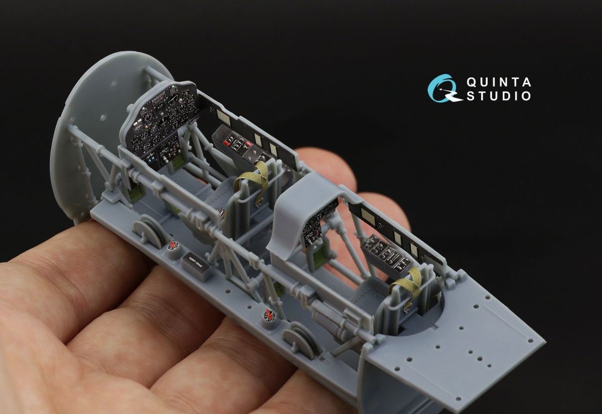 Quinta Studio QD32102 T-6G 3D-Printed coloured Interior on decal paper (Kitty Hawk) 1/32 – zdjęcie 11