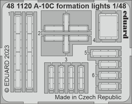Feux de formation Eduard 481120 A-10C ACADEMY 1/48