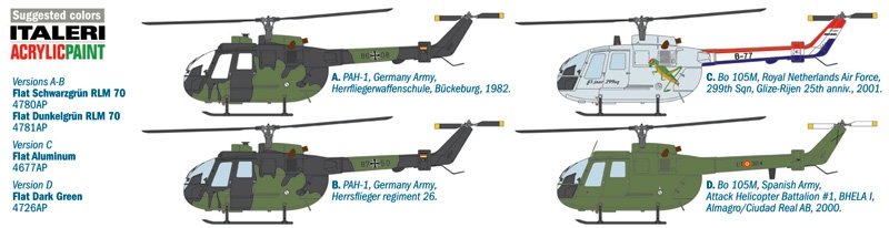 Italeri 2742 BO 105 / PAH.1 1/48 – immagine 2