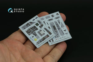 Quinta Studio QDS-32142 MiG-29 9-13 Fulcrum C 3D-Printed &amp;amp; coloured Interior on decal paper (Trumpeter) (Small version) 1/32 – Bild 2