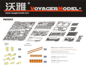 Voyager Model PE35242 WWII German Pz.Kpfw.III Ausf.N sPz.Abt 501 Afrika For DRAGON 6431 1/35