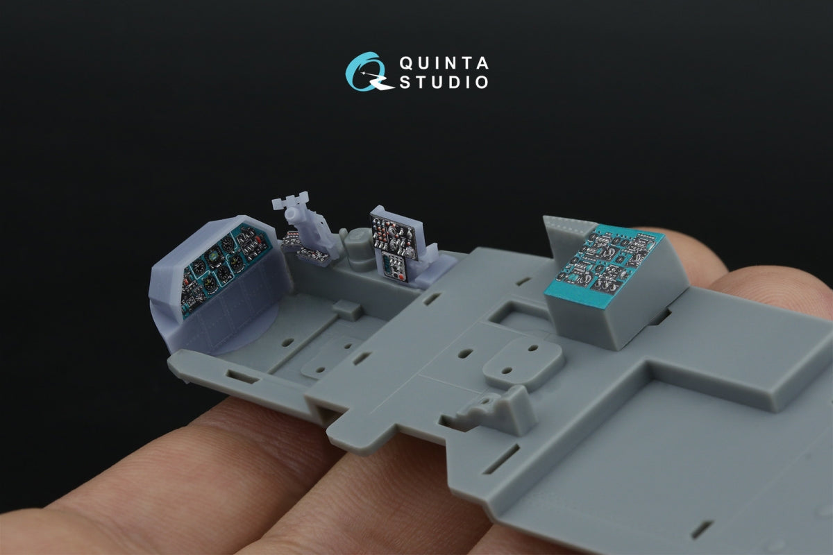 Quinta Studio QDS+48516 Mi-24P Hind-F 3D-Printed coloured Interior on decal paper (Trumpeter) (small version) (with 3D-printed resin parts) 1/48 – imagen 9