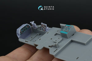Quinta Studio QDS+48516 Mi-24P Hind-F 3D-Printed coloured Interior on decal paper (Trumpeter) (small version) (with 3D-printed resin parts) 1/48 – imagen 9