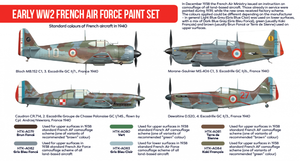 Hataka HTK-AS16 Early WW2 French Air Force paint set (6x17ml) – imagen 2