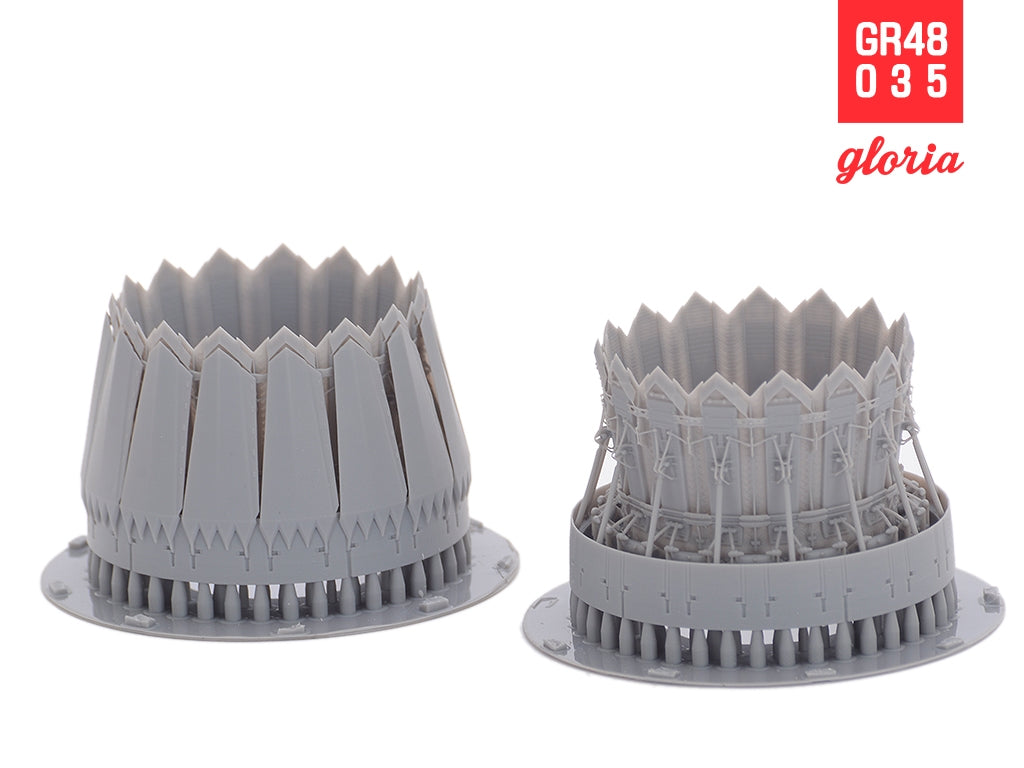 Gloria GR48035 F-35A Exhaust Nozzle TAMIYA 1/48 – immagine 5