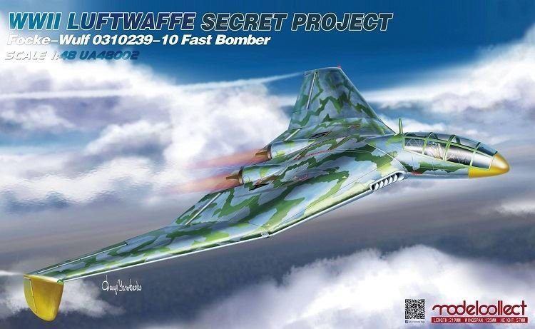 Modelcollect UA48002 WWII LUFTWAFFE Focke-Wulf 1000 Fast Bomber 1/48 – immagine 2