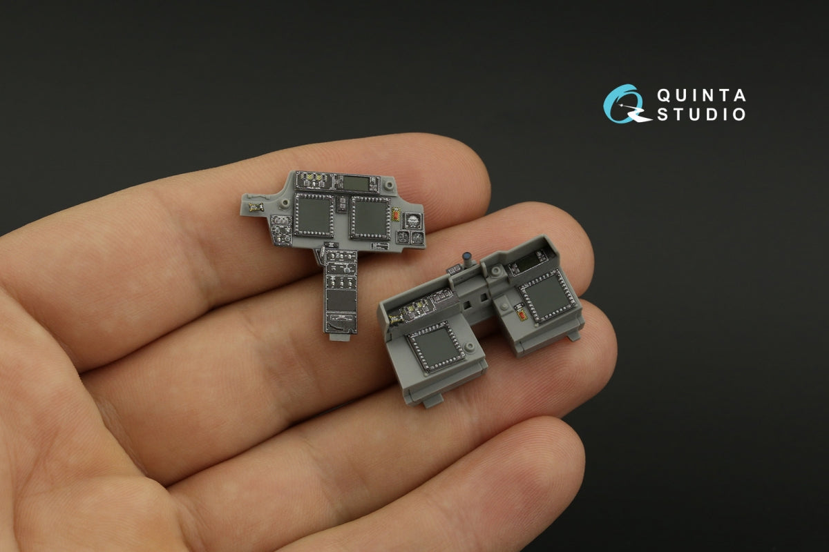 Quinta Studio QDS-35073 AH-64D/E 3D-Printed &amp;amp; coloured Interior on decal paper (Meng) (small version) 1/35 – immagine 12