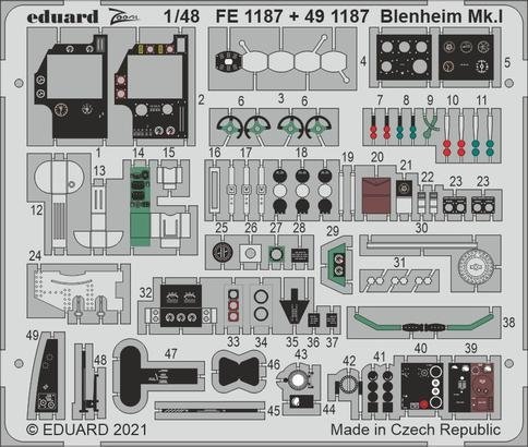 Eduard BIG49297 Blenheim Mk.I AIRFIX 1/48 – imagen 4