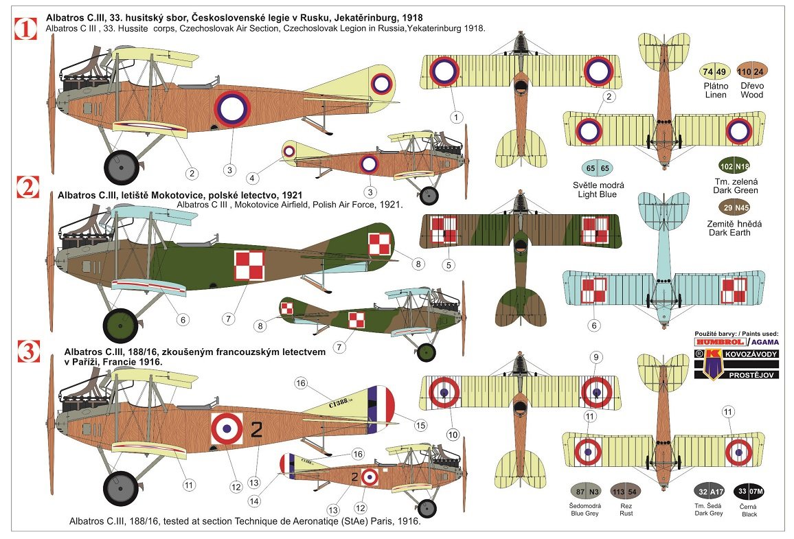 Kovozavody Prostejov KPM0150 Albatros C.III International 1/72 – immagine 2