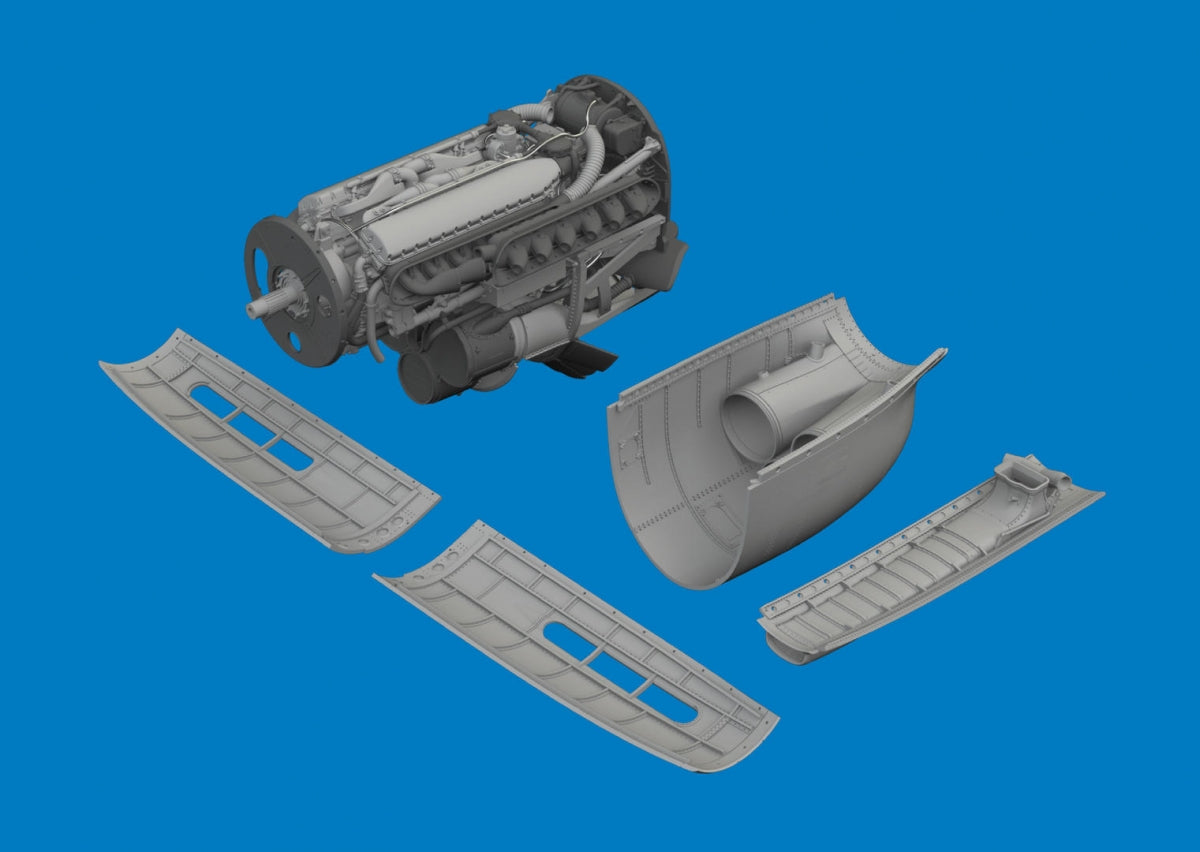 Moteur Eduard 6481069 P-40E - Impression Eduard 1/48 – image 3