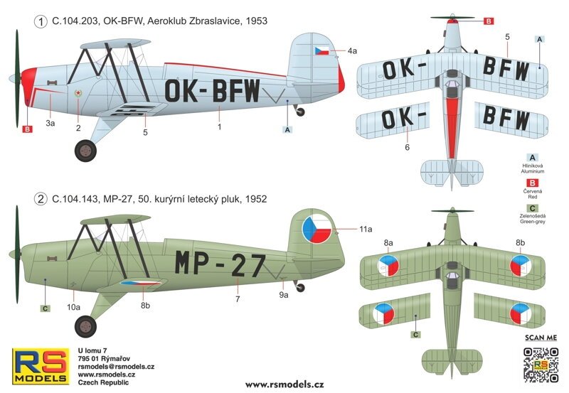 RS Models 94013 Aero C-104 1/72 – image 2