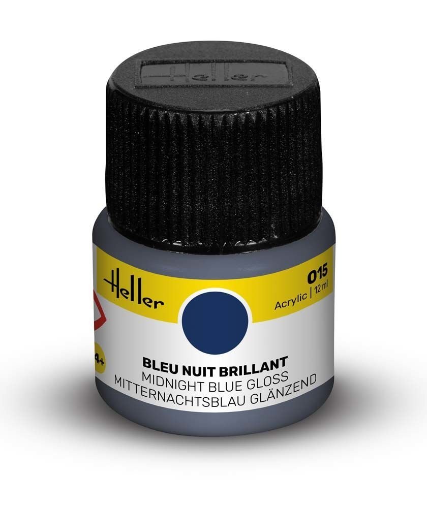 Heller 9015 015 Bleu Nuit - Brillant 12 ml