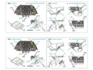 Quinta Studio QDS-48583 Westland Lysander Mk.III 3D-Printed &amp;amp; coloured Interior on decal paper (Airfix) (small version) 1/48 – imagen 7