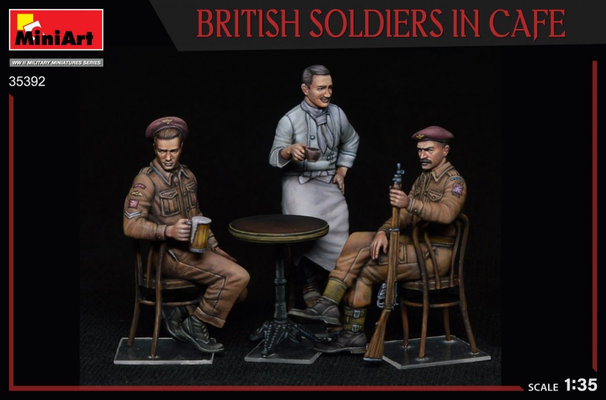 MiniArt 35392 BRITISH SOLDIERS IN CAFE 1/35 – imagen 3