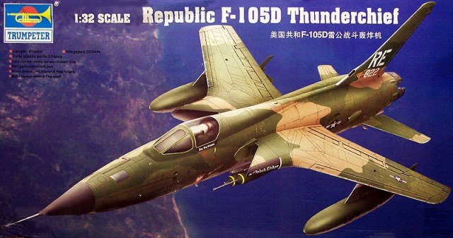 Trumpeter 02201 Republic F-105D Thunderchief (1/32) 