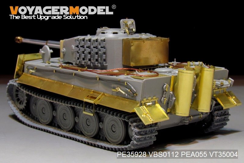 Maquette Voyager PE35928 Char Tiger I allemand de la Seconde Guerre mondiale, production tardive, pour TRUMPETER 09540, échelle 1/35 – image 6