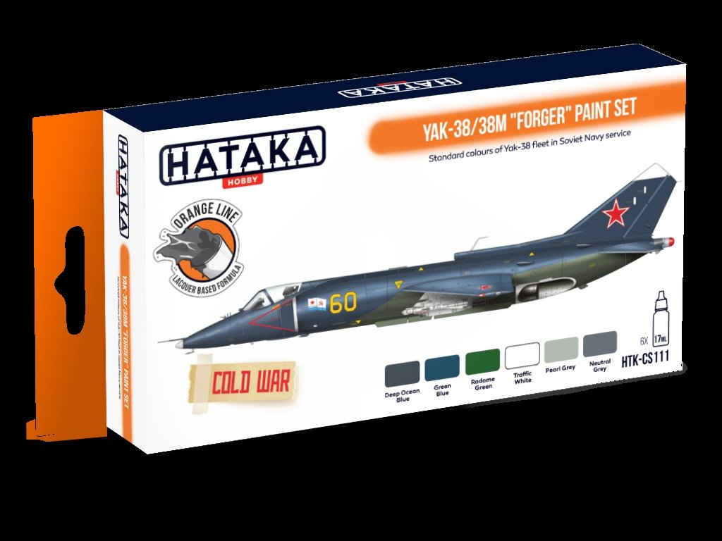 Hataka HTK-CS111 Yak-38/38M &amp;quot;Forger&amp;quot; paint set (6x17ml) – Bild 3
