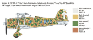 Italeri 2801 FIAT CR.42 Falco 1/48 – immagine 8