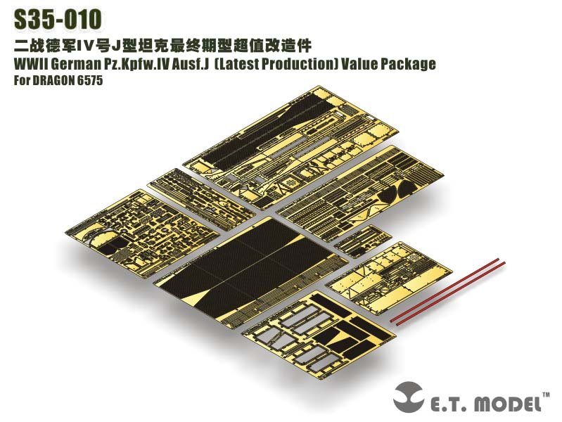 E.T. Model S35-010 WWII German Pz.Kpfw.IV Ausf.J (Latest Production) Value Package For DRAGON 6575 1/35 – Bild 8